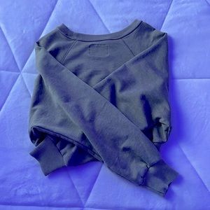 LONG SLEEVE CROPPED SWEATER